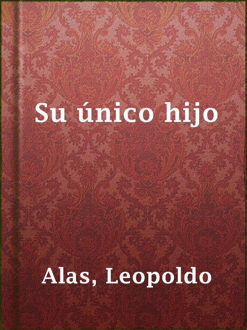 Cover image for Su único hijo